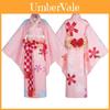 Stunning Japanese Anime Cosplay Costume Magical Girl Homura Akemi Yukata Dress