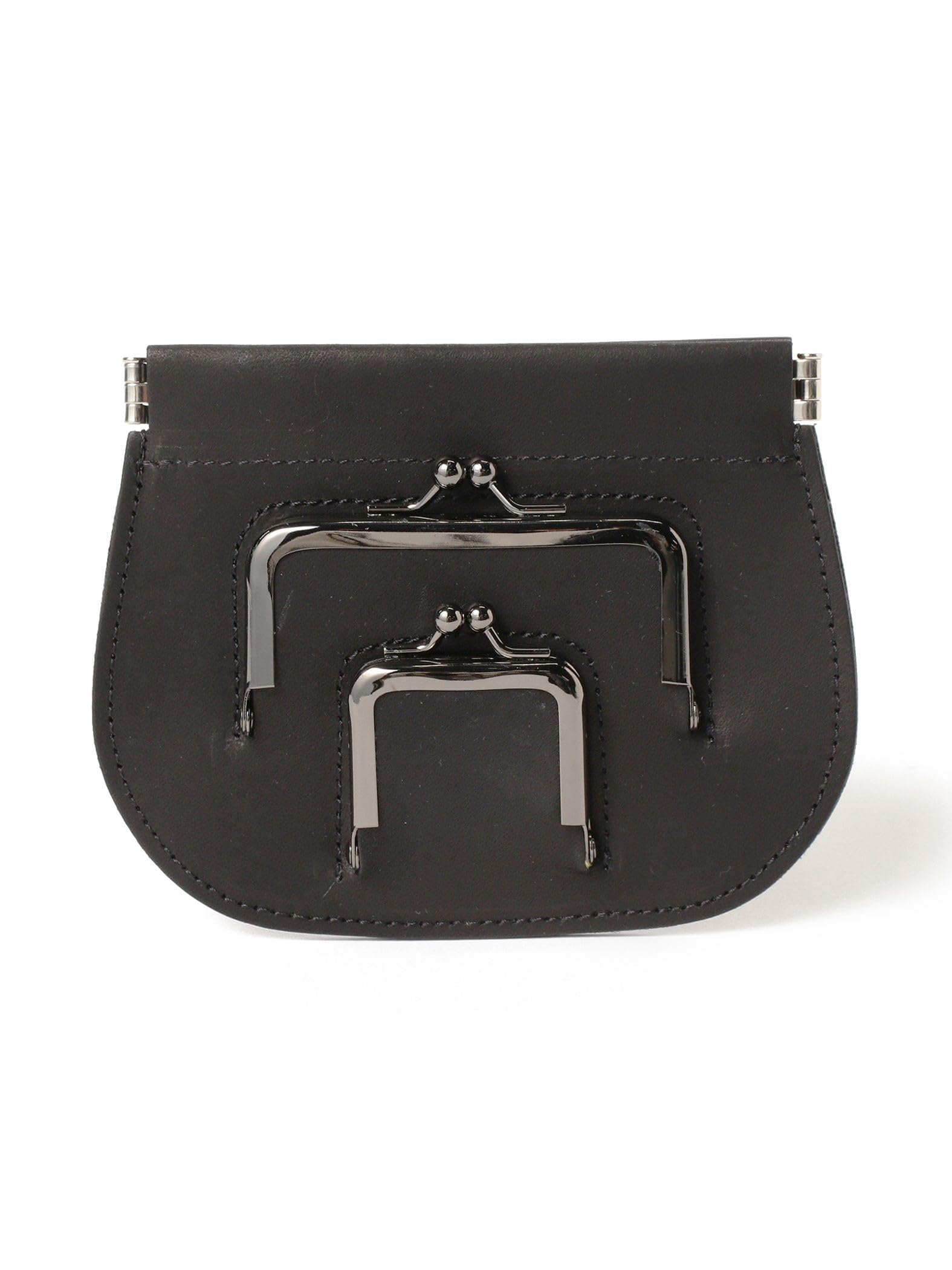 

W Clasp Wallet BLACK FREE 13640064226 [BEAMS BOY] Wallet/Pouch Women s чорний