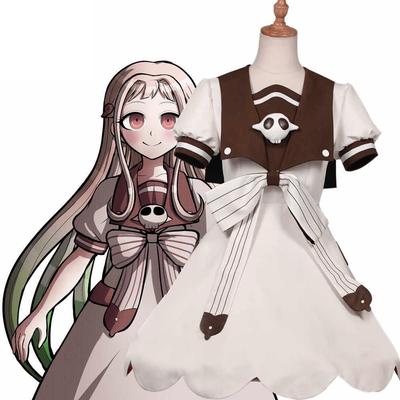 Anime Jibaku Shounen Hanako Kun Nene Yashiro Cosplay Kostým Kompletní Sada Šaty do Toalety