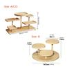 Solid Wood Shelf For Organizing Accessories For Family Use Tiered Display Stand For Jewelry And Ornaments