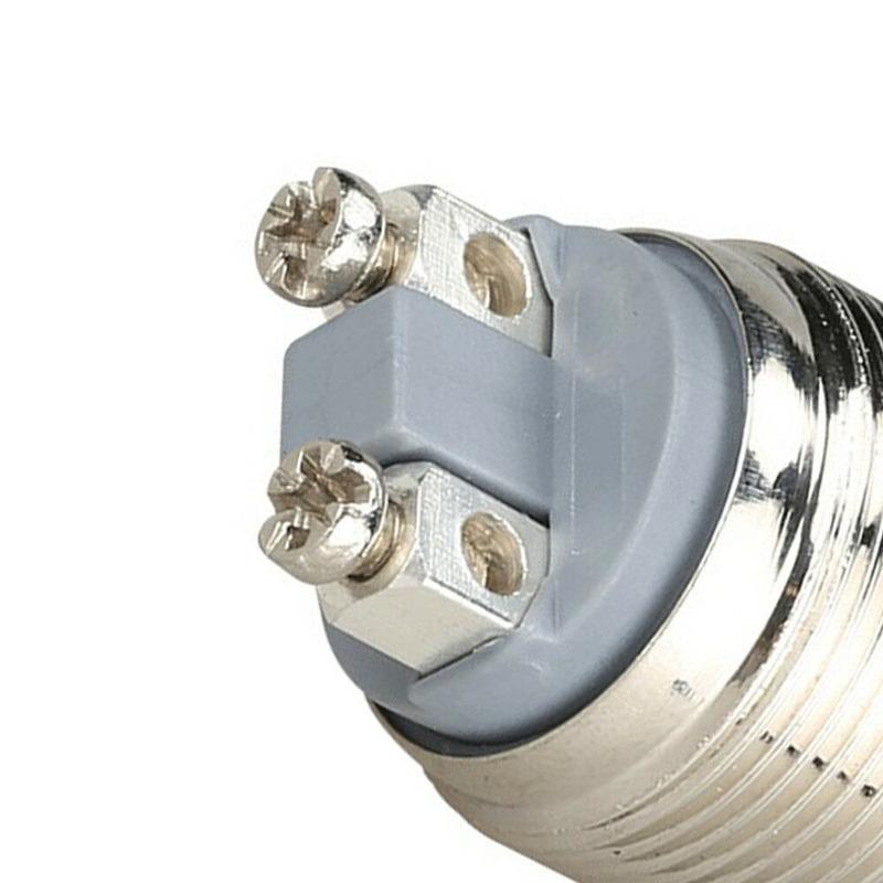 Silver Car Control 19mm 12V Momentary on/Off Metal Cool Push Button Switch Waterproof Car Tuning Spare Parts Car Accessories