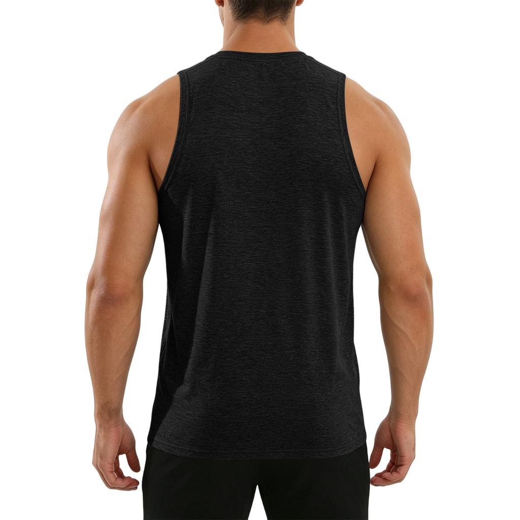 Herren Sport-Ärmelloses Shirt Leichte Atmungsaktive Tanktop für Laufen Basketball Training Fitnessstudio Fitness Workout Sportweste