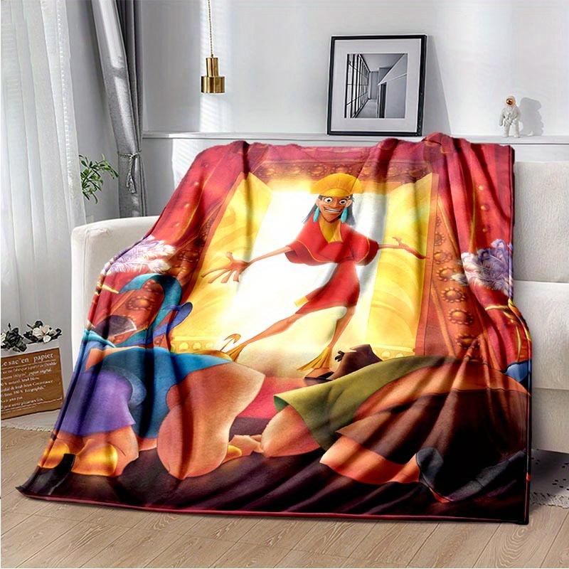 1pc The Emperor's New Groove Printing Blanket - Soft, All-Season Throw for Living Room, Bedroom,Personalized Gift with Adorable Cartoon Design