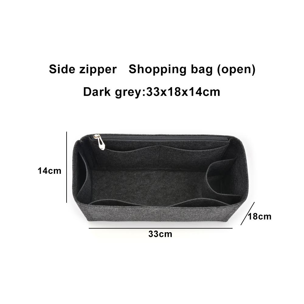 Large Ultra-light Travel Tote Bags Organizer Makeup Storage Bag Felt Insert Bag Organizer Custom Size Insert Bags for Phone Case