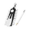 Golf Tees Carriers with 12 Tees, Golf Divot Repair Tool, Pencil, GolfBall Markers Hanging Tees Holder Keychain Golf Accessory