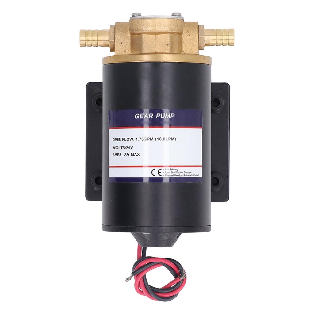 Selbstansaugende Zahnradpumpe Messingventil Gummifuß 4,75 GPM 18 LPM Elektrische Flügelzellenpumpe