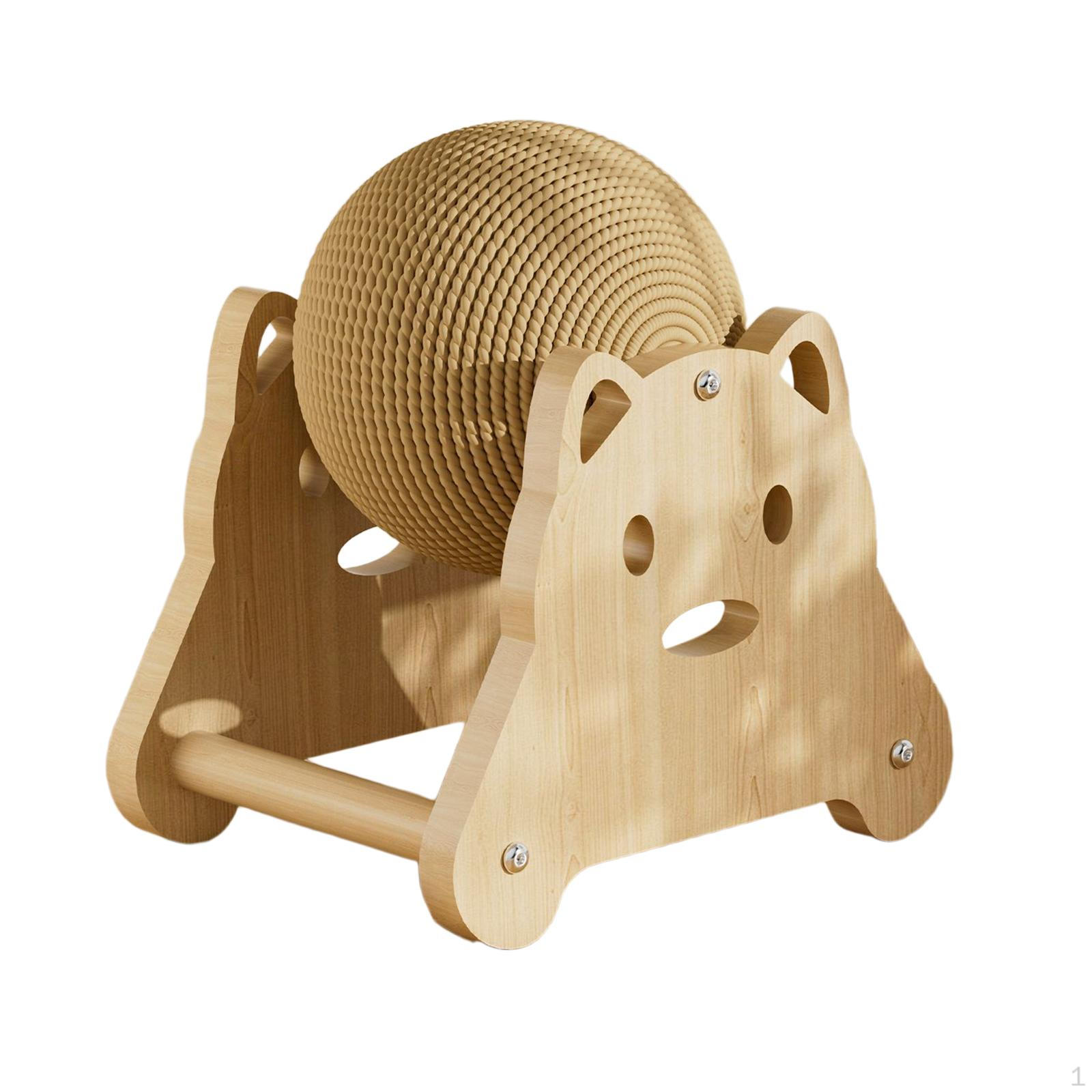 

Шар-когтеточка для кошек, товары для питомцев с устойчивой подставкой, веселый, сизалевый шар-когтеточка, интерактивная игрушка