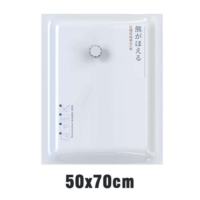 Clothes Storage Bag With Valve Clear Border Bedding,Space Saving Bag Clothes Sorting Packaging Folding Compression Storage Bag