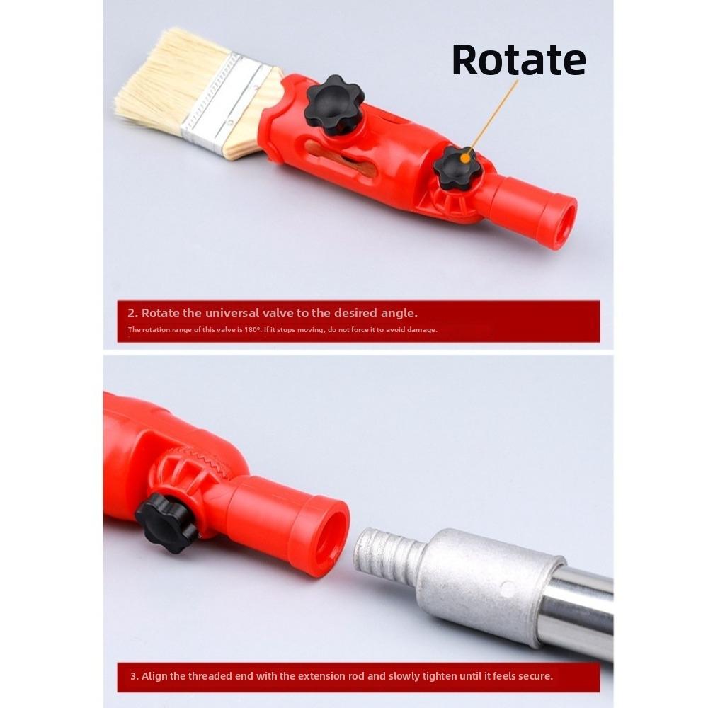 Multi-Angle Adapter Extender Pole Attachment Holder  for Hard-to-reach Areas