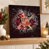Sunderland Fußball Diamantmalerei Set 5D Vollbohrer DIY Diamantmosaik Wandkunst Heimdekoration