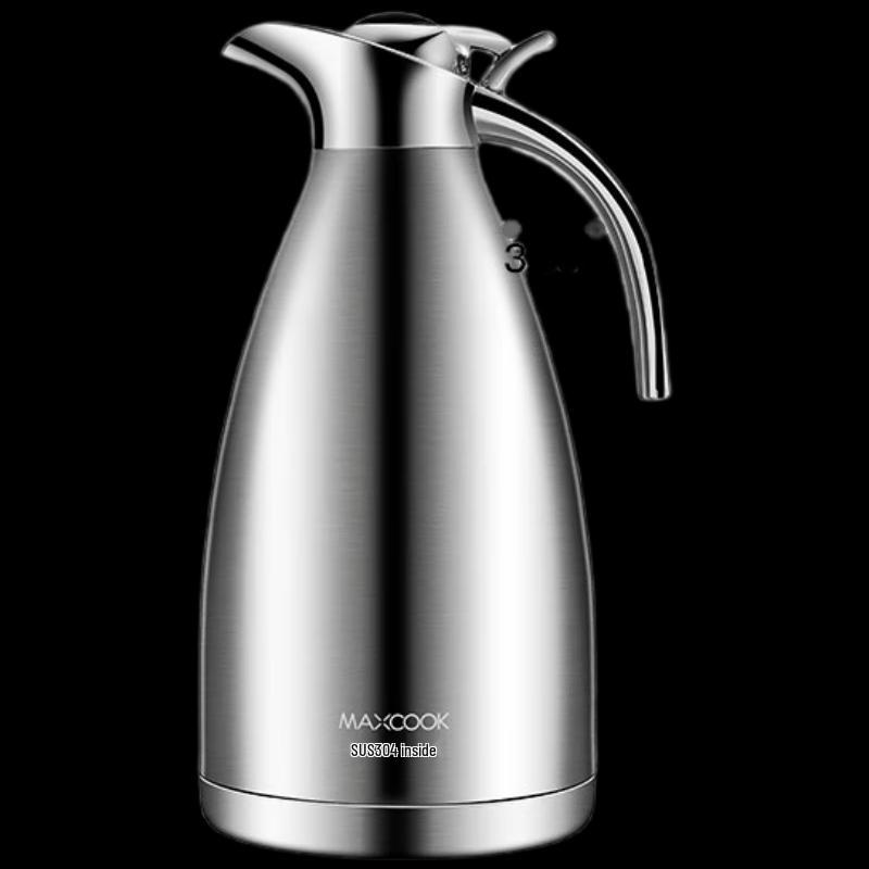 Meichu Smart Display 304 Stainless Steel Vacuum Thermos, 2L