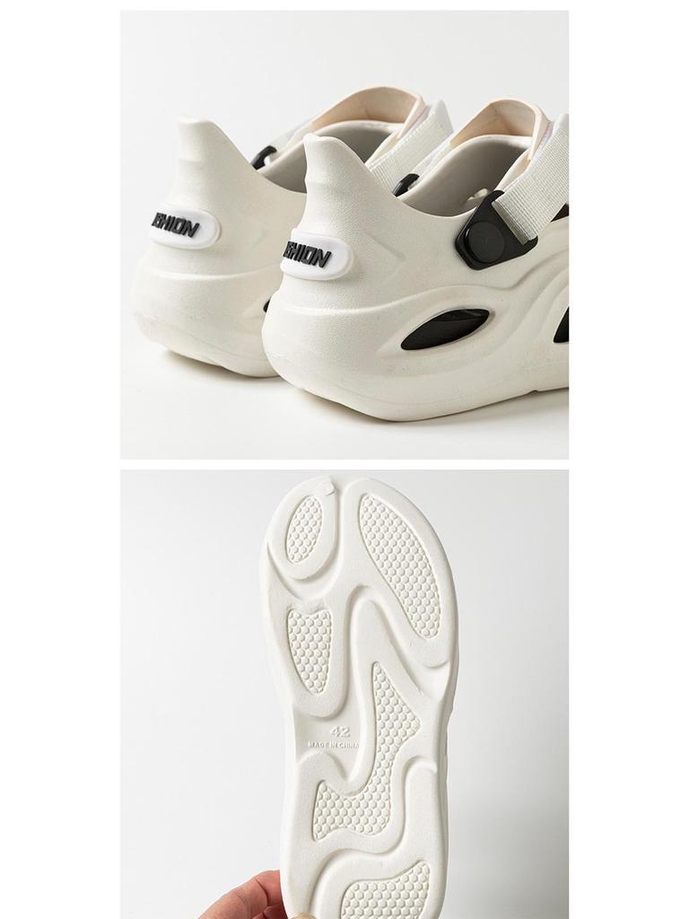 Men's Thick-Soled Non-Slip Clogs for Driving, Fishing, and Outdoor Beach Wear