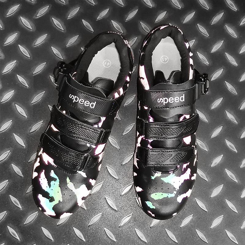 Cycling Shoes Road Mountain Bike Locked Color Changing Men and Women Unlocked Hard Bottom Spinning Shoes Bicycle