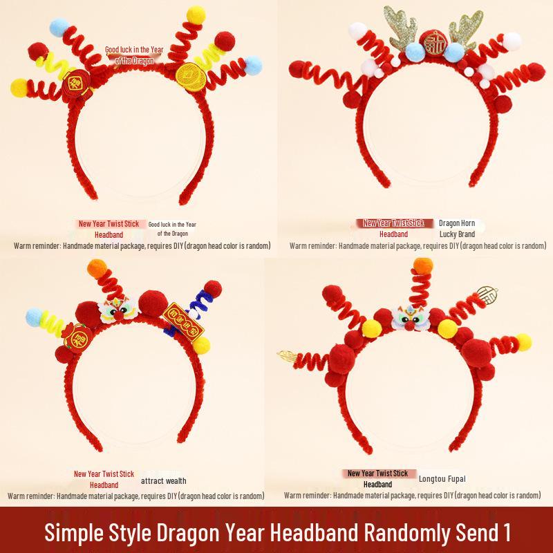DIY Peking Opera Headband & Hair Accessories Kit for Dragon Boat Festival Team-Building Activity