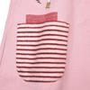 Apron Knit Nekozegawa Dress Apron 236576 Pink [Kusuguru Japan] M-L