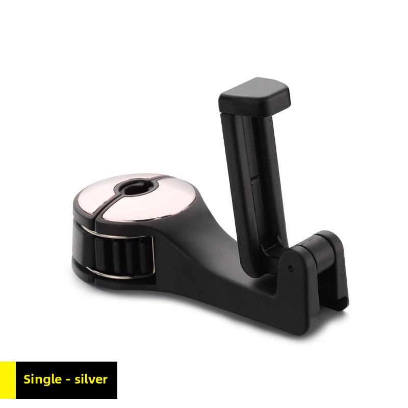 

1 регулируемый держатель для телефона на сиденье автомобиля, с креплением на подголовнике - изготовлен из прочного материала ABS, водонепроницаемый, совместим с автомобилем, подходит для безопасного захвата 1pcs золотой