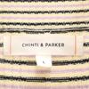 CHINTI & PARKER Silk Blend Border Pattern 7 minutes sleeve sweater L knit Women Used