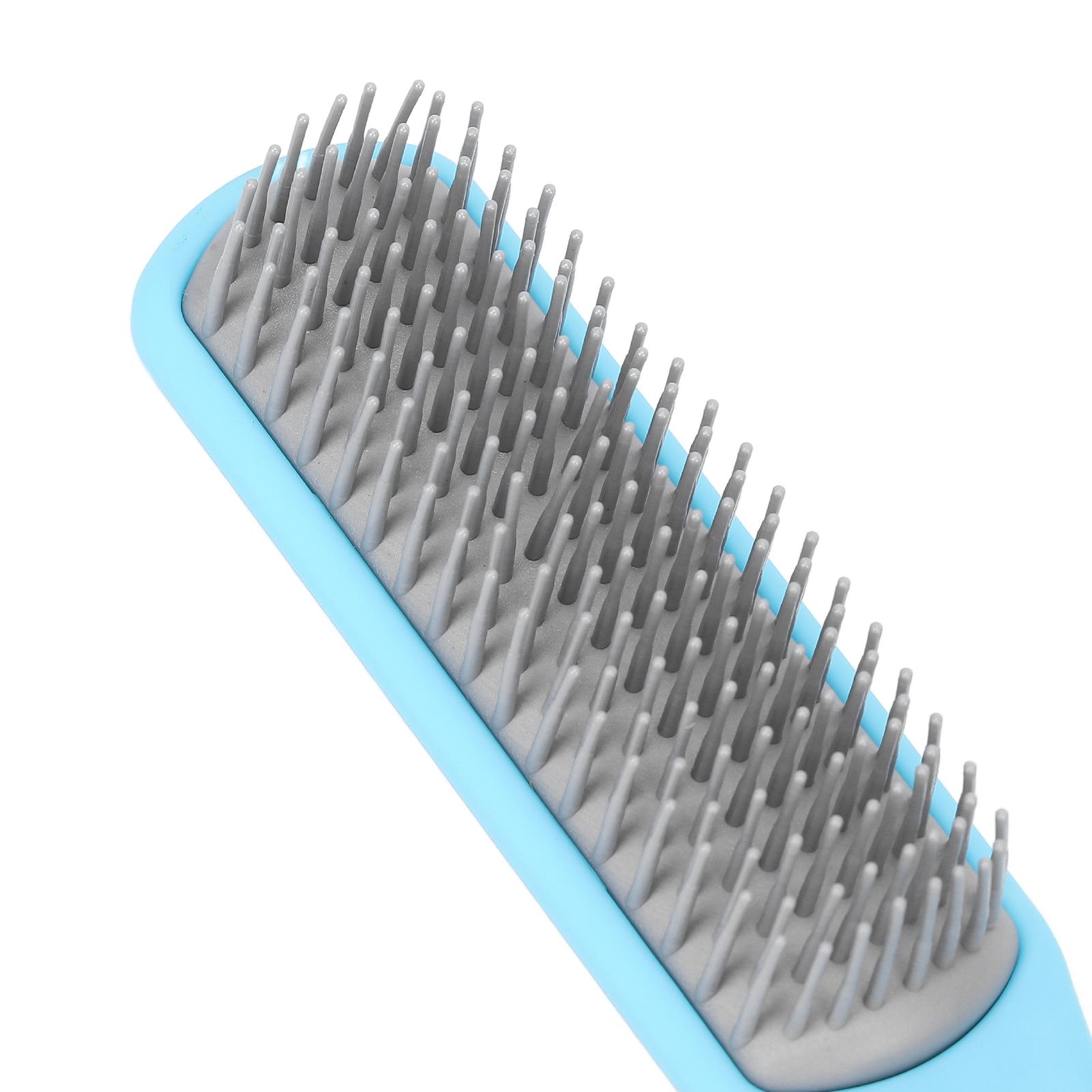 

4pcs Hair Comb Set Blue Paddle Detangling Tail Brush for Thick Thin Curly Natural Hair