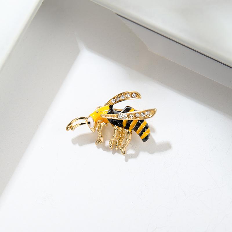 

Маленькая пчелка, жемчужная булавка, насекомое, бриллиантовый набор, премиум-смысл, брошь для женской сумки, игла для воротника, укол, игла для лошади