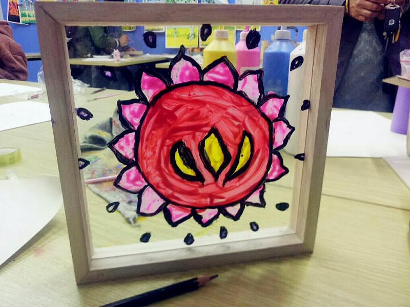 Handmade 3D Snow Mud Clay Picture Frame for Children