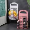 Plastic Storage Frame Foldable Dirty Clothes Basket Household Non Perforated Bathroom Wall Mounted Laundry Basket Clothes Basket