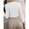 Women S Elegant Short Sleeve Solid T Shirt For Commuting