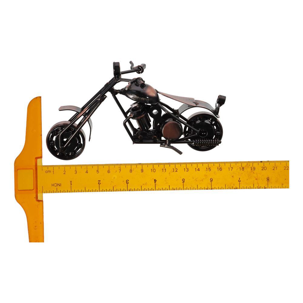 Metal Motorcycle Model Bronze Vintage Motorcycle Sculpture Unique Multifunctional Decoration Mini Motorcycle Motorcycle Lovers