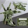 Inertia Transforming Toy Airplane For Boys With Onebutton Shape Shift And Impact Reaction