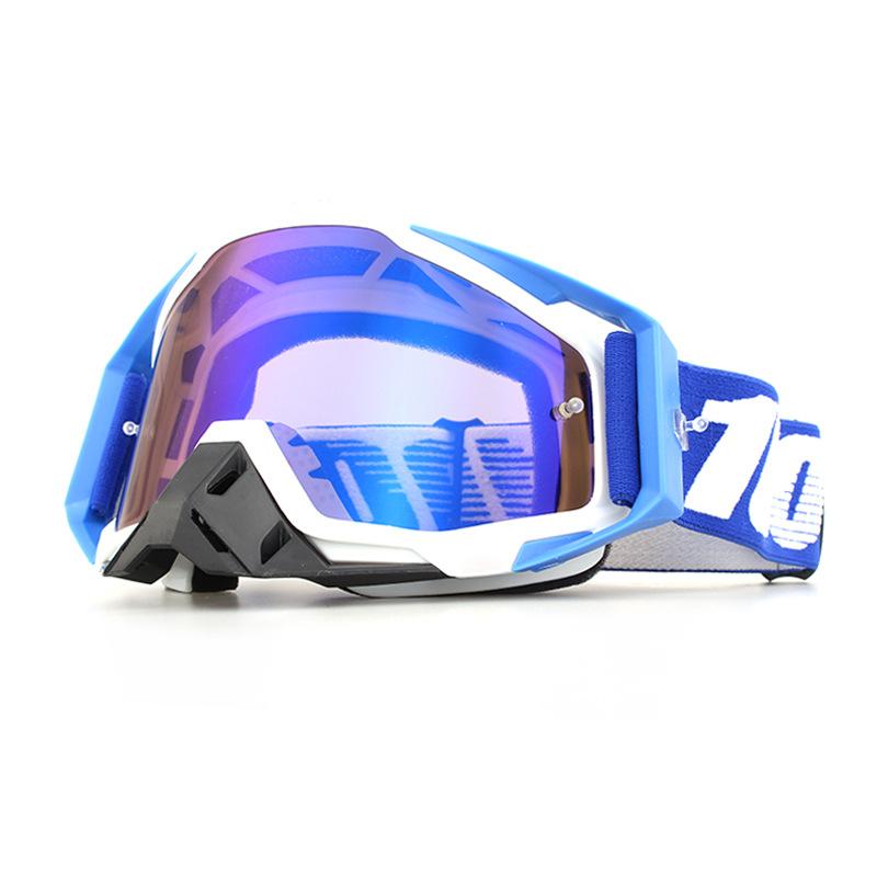100% Cycling Goggles Outdoor sports motorcycle helmet, off-road windproof, sandproof, dustproof goggles, ski goggles