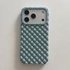 Creative Advanced Stereoscopic Hollow Out Pearl Round Bead Shock Proof Phone Cover Case For iPhone 17 16 15 14 13 Pro Max
