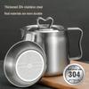 304 Stainless Steel Oil Storage Pot with Strainer