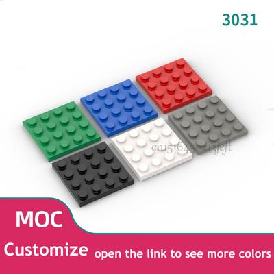 100 pezzi Particelle Assemblate 3031 Figure Sottili Mattoncini 4x4 Punti Per Parti di Blocchi da Costruzione Fai da Te Educativi Creativi Misura