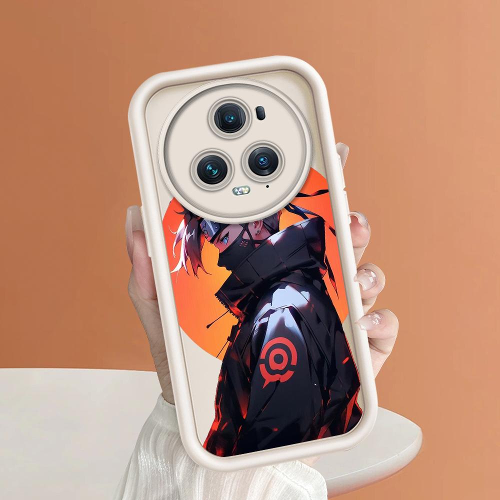 Soft Silicone Square Ladder Printing Pattern Phone Casing Full Cover Camera Shockproof Protection Rubber Case for Huawei Honor