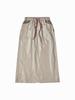 Acme Dravi Woman Nylon Shirring Long Skirt (2 Color)