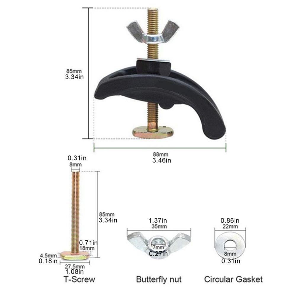 Working Table Accessories Press Plate Clamp Hold Down Clamp T Track Clamp Pressure Plate Fixture