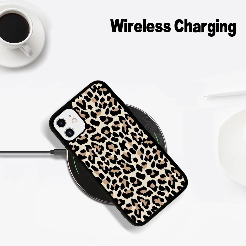 Leopard Cheetah Print Phone Case Magnetic Case For IPhone 17 16 14 13 12 15 Pro Max Plus For Magsafe Wireless Charge Cover