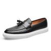 Men Casual Shoes Breathable Designer Shoes Leather Loafers Business Office Shoes For Men Driving Moccasins Comfortable Tassel