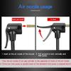 Portable Mini Air Pump Aluminum Alloy Tread Pumping Tool for Bicycle Basketball