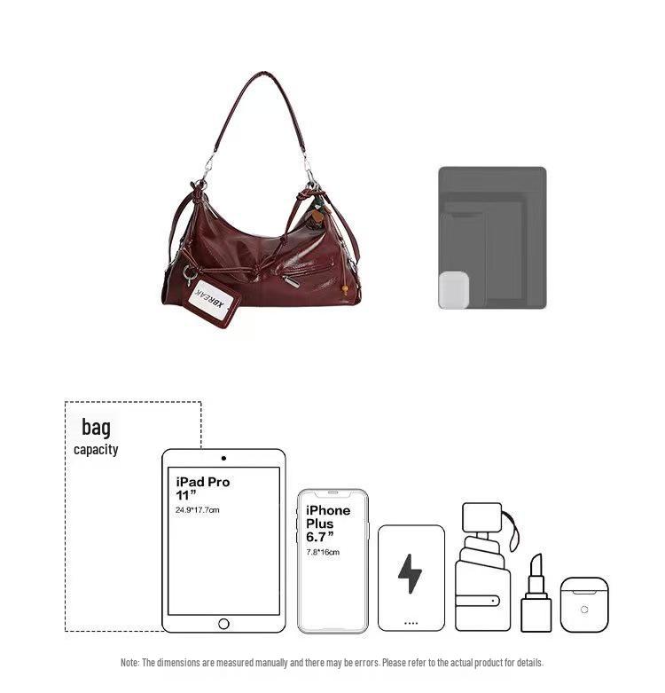 Chic Retro Textured Women's Crossbody Bag - Versatile & High-End Design