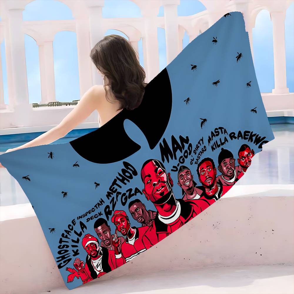 WU-TANG-CLAN HIP-HOP Combination Microfiber Beach Towel Absorbent Quick Dry Soft Yoga Swimming Resort Mountain Climbing Towel