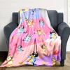 Bluey Blanket Soft Warm Cozy Perfect for Bed Picnics Chair for All Occasions Modern Style Ideal Gift for Friends Family Couples Picnic