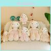 Floral Print Princess Bunny Plush Toy Perfect Birthday Gift For Adults
