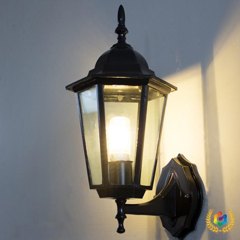 Retro Waterproof Outdoor Wall Light for Balconies, Courtyards, and Staircases - American/European Style