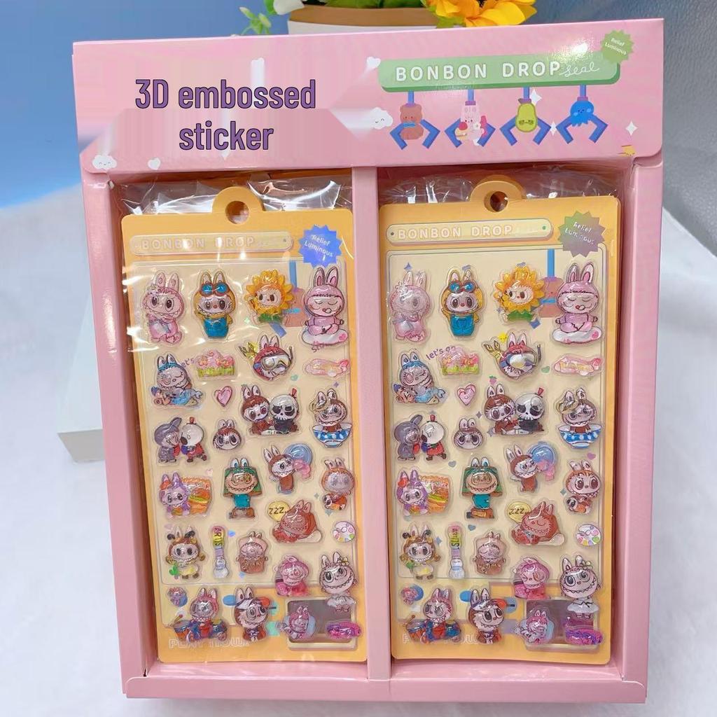 Japanese Cartoon 3D Stickers for Phone, Laptop & Party Decor