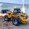HUINA 1560 1/18 Rc Dozer Alaşım Traktör Modeli 2.4G RC Paletli Radyo Kontrollü Araba Kamyon Mühendislik Aracı Erkek Oyuncakları Hediyeler