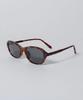 Retro Cat-Eye Oval Sunglasses(Leopard)