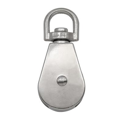 Puleggia Girevole per Fune Metallica Flessibile Durata Ruota di Trazione Blocco Puleggia Rulli per Sollevamento e Movimentazione Facili