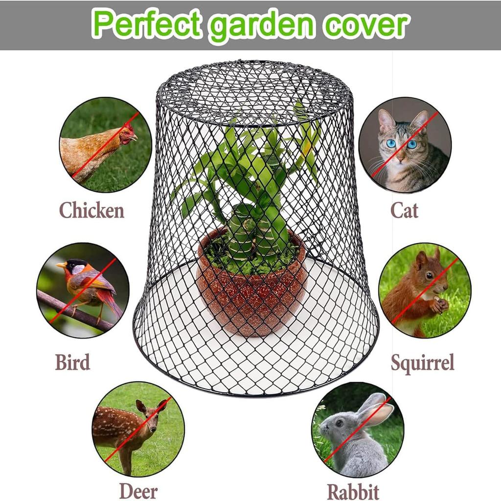 Iron Plant Protection Cover Garden Roof Vegetable Seedlings Fruit and Vegetable Protection Cage Nursery Maintenance Tools