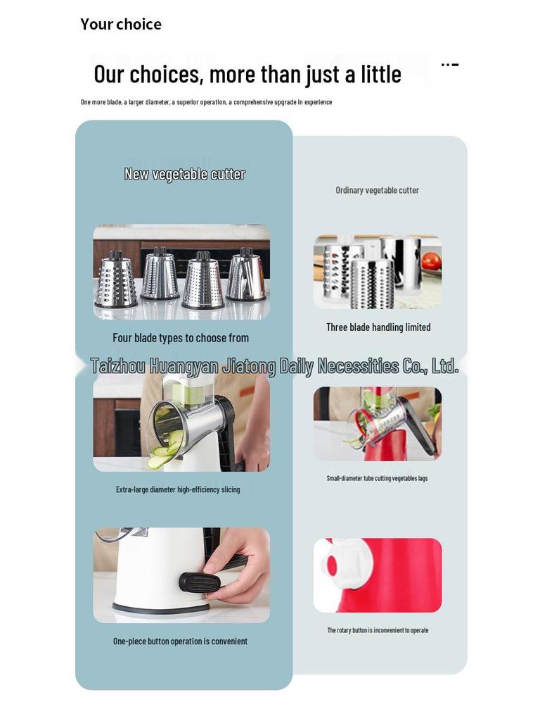 Multifunctional Stainless Steel Vegetable Cutter & Shredder