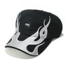 American hip hop heavy industry embroidery flame baseball cap American high street personality niche street hat cap